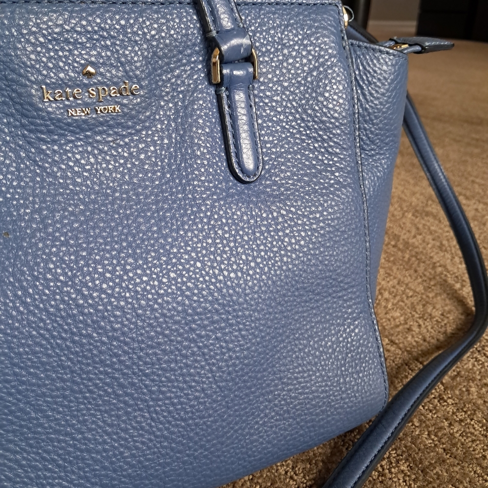 Kate Spade Blue Satchel Bag - Picture 3 of 11
